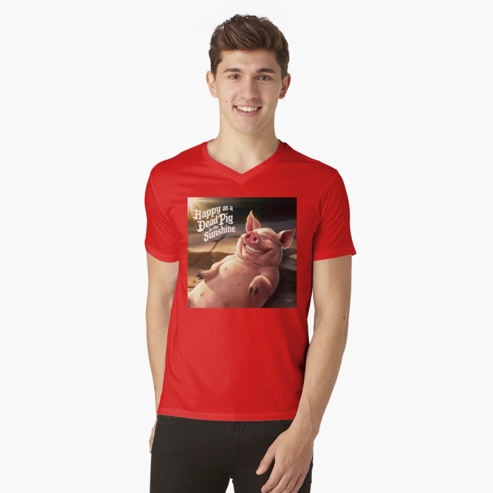 Item preview, V-Neck T-Shirt designed and sold by Dizgraceland.