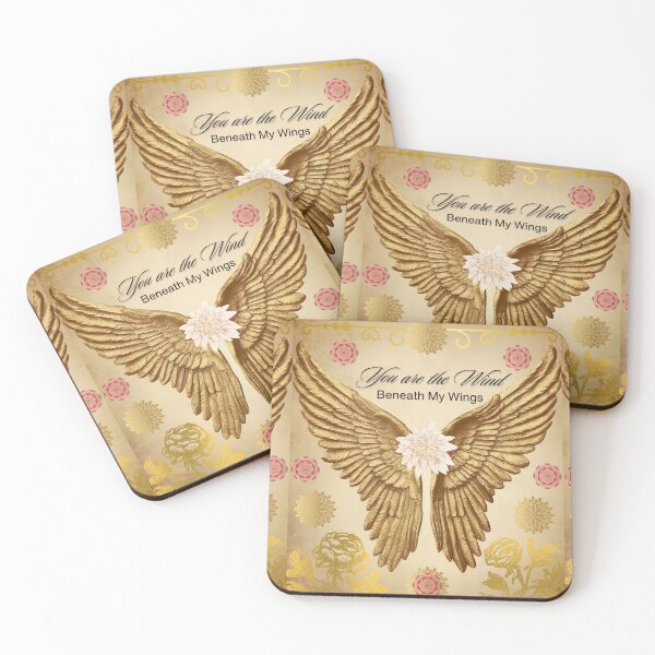 Item preview, Golden Wings of Devotion  Inspirational Elegance designed and sold by Molly's Gone Mad .