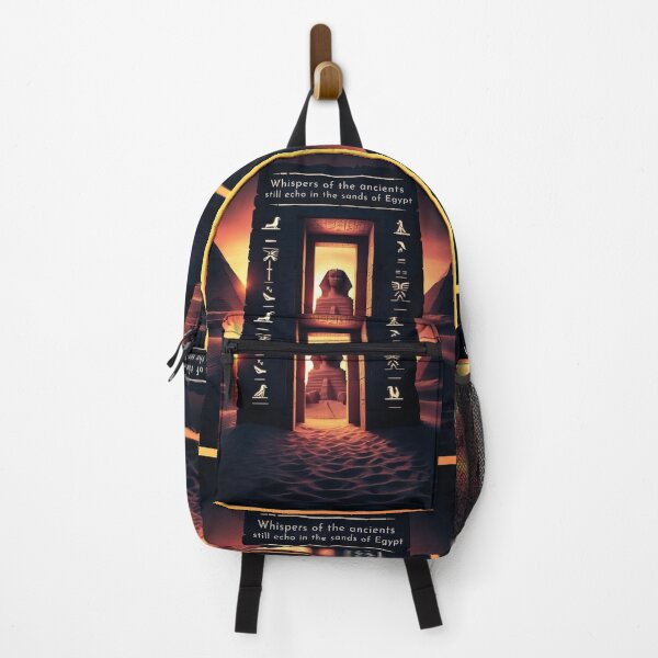 Item preview, Mysterious Sphinx & Hidden Tomb – Fiery Egyptian Sunset designed and sold by bannzy.