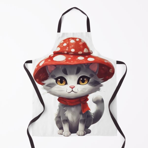 Item preview, Red Capped Hat Kitty designed and sold by wonderinpixels.