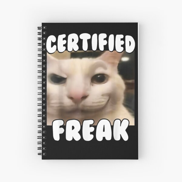 Aperçu de l'œuvre Chat hurlant bizarre certifié - Cadeau drôle de chat mème pour les amoureux des chats créée et vendue par Damcoc.
