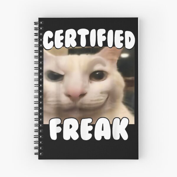 Item preview, Certified Freak Yelling Cat - Funny Meme Cat Gift For Cat Lover designed and sold by Damcoc.