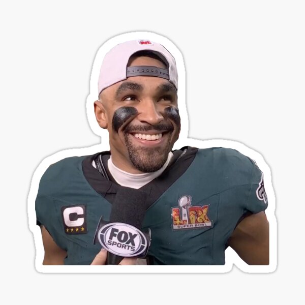 Aperçu de l'œuvre Jalen Hurts – Champion du Super Bowl créée et vendue par kelsogallagher.