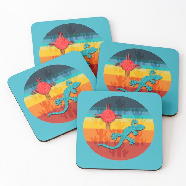 Item preview, Turquoise Gekko on Southwest Motif and Colors designed and sold by Wayne Young Arts.