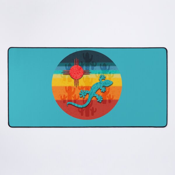 Item preview, Turquoise Gekko on Southwest Motif and Colors designed and sold by Wayne Young Arts.