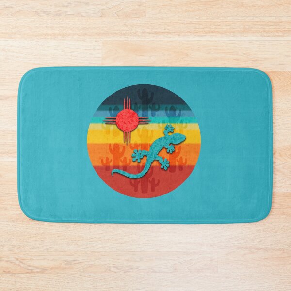 Item preview, Turquoise Gekko on Southwest Motif and Colors designed and sold by Wayne Young Arts.