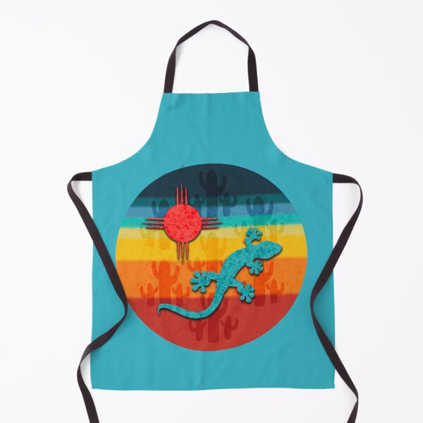 Item preview, Turquoise Gekko on Southwest Motif and Colors designed and sold by Wayne Young Arts.