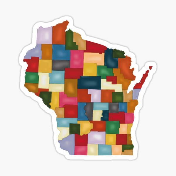 Vista previa del artículo con la obra «Wisconsin», diseñado y vendido por ChaosAndLace.