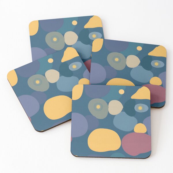 Item preview, Organic Minimalistic Multicolored Blob Pattern Collage  designed and sold by TrippyChique.