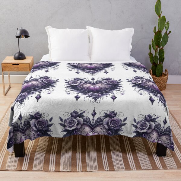 Aperçu de l'œuvre Coeur gothique violet créée et vendue par DesignsbyVelvet.