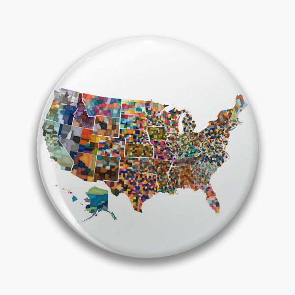 Item preview, U.S. Counties designed and sold by ChaosAndLace.