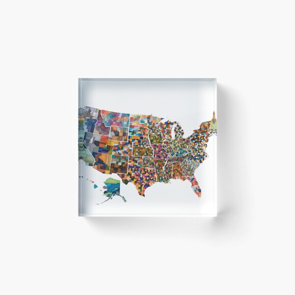 Item preview, U.S. Counties designed and sold by ChaosAndLace.