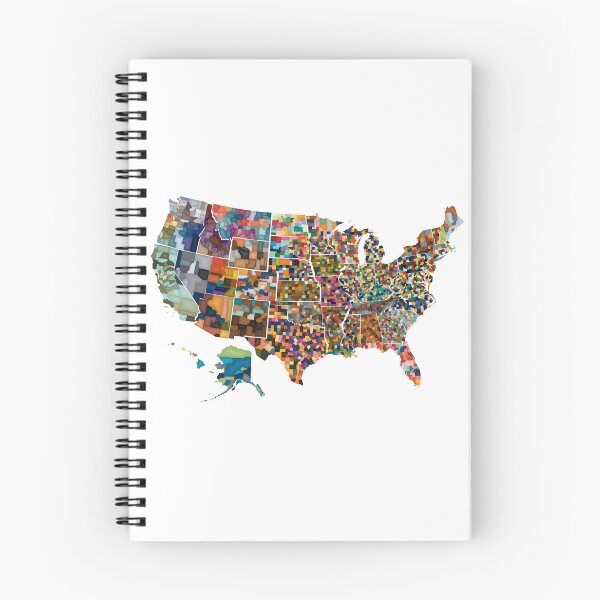 Item preview, U.S. Counties designed and sold by ChaosAndLace.