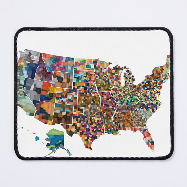 Item preview, U.S. Counties designed and sold by ChaosAndLace.