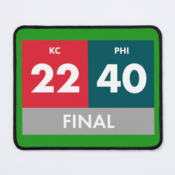 Item preview, Super Bowl LIX Final Score designed and sold by DenisMDesign.