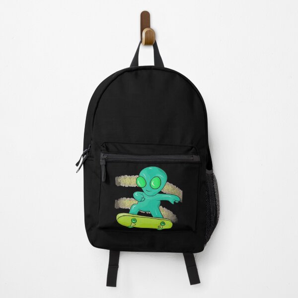 Item preview, Funny alien on a skateboard designed and sold by Joncasmiart.