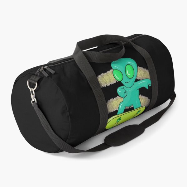 Item preview, Funny alien on a skateboard designed and sold by Joncasmiart.