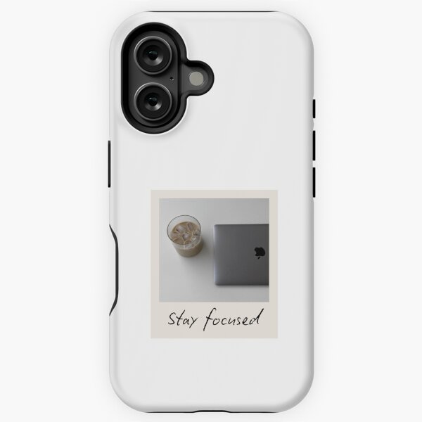 Vista previa del artículo con la obra «Mantente concentrado Polaroid», diseñado y vendido por JY Studio.
