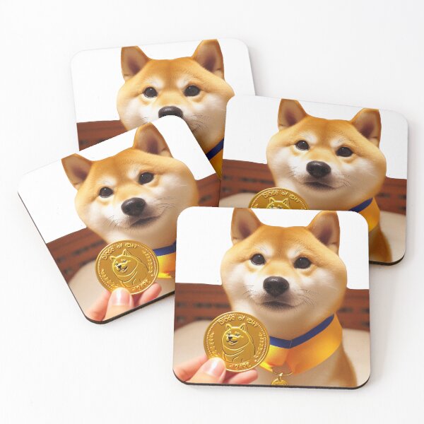 Item preview, Shiba Inu Wins Gold Medal Set A designed and sold by MigWhimsy.