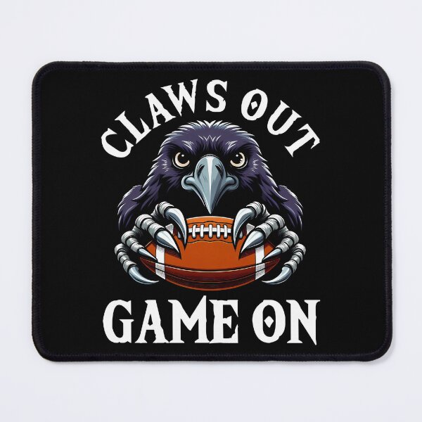 Item preview, CLAWS OUT, GAME ON - FOOTBALL RAVENS GIFT designed and sold by KEF Custom.