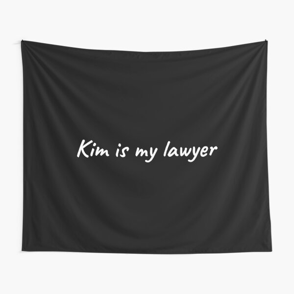 Aperçu de l'œuvre Kim est mon avocate Conception de citation esthétique manuscrite à la mode créée et vendue par Flying Brush.