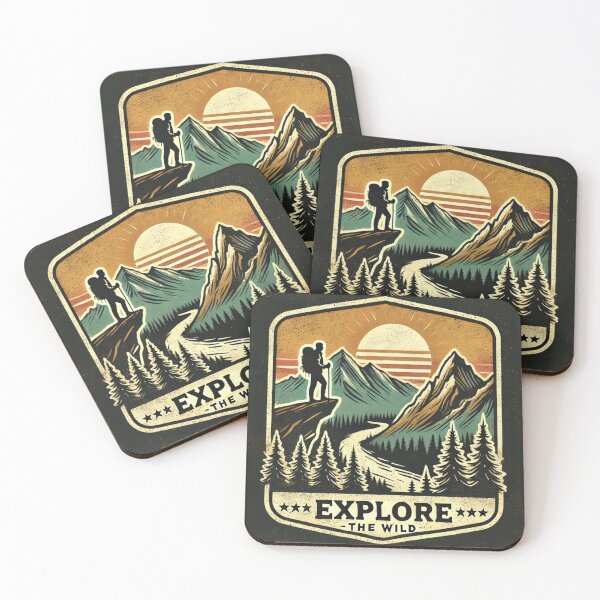 Item preview, hiking explore the wild designed and sold by creatyfusion.