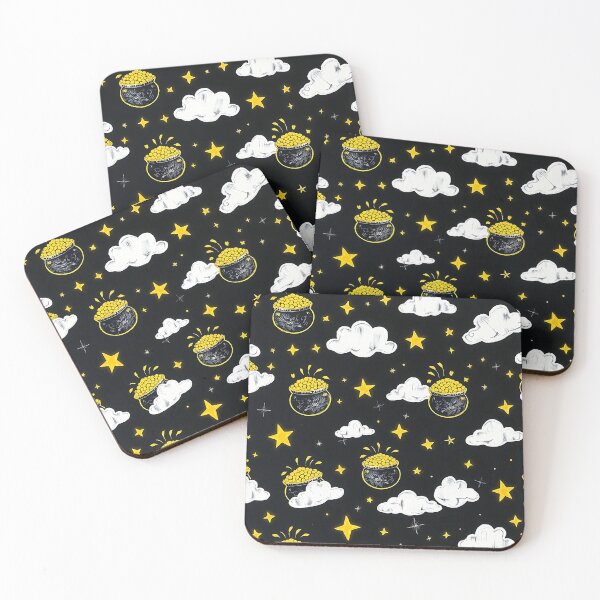 Item preview, Pots of Gold, Clouds, and Stars designed and sold by FestivityFinds.