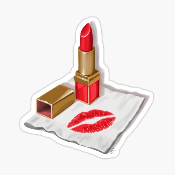 Item preview, Lipstick Kiss designed and sold by Lisa D Art Designs.