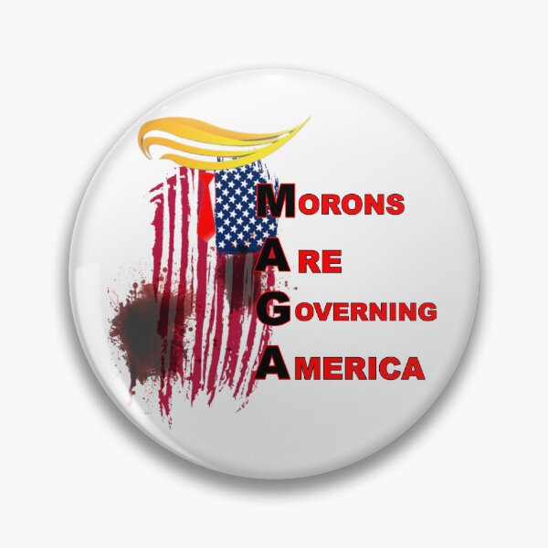 Item preview, MAGA Morons (Humor) designed and sold by rcmarble.