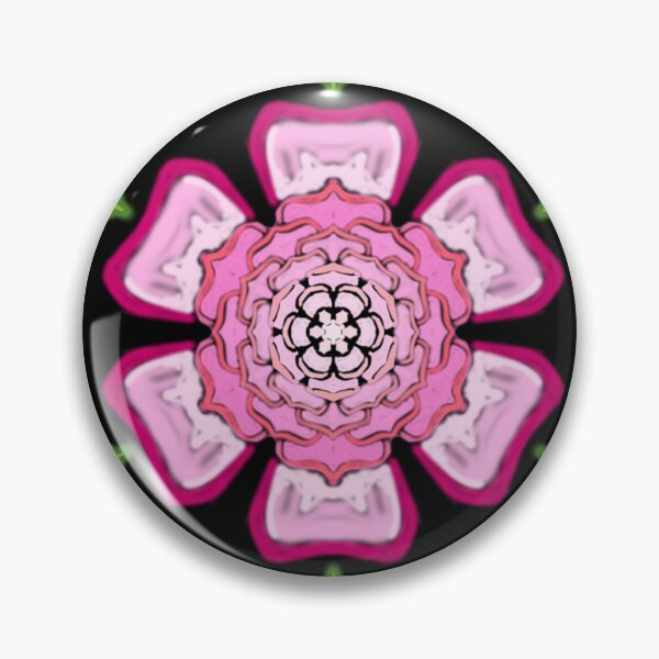 Aperçu de l'œuvre Fleur rose fond noir créée et vendue par Bulantanyong.