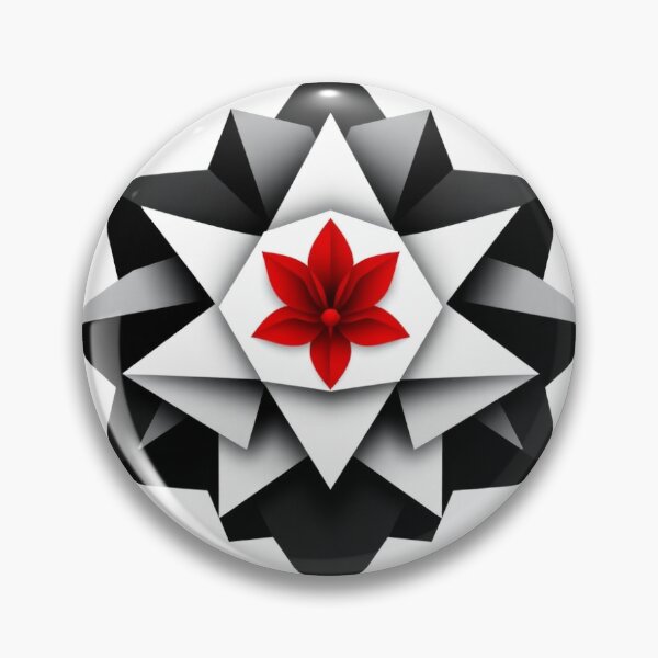 Item preview, Origami Tesseract Flower Ohm designed and sold by Shapeshifter797.