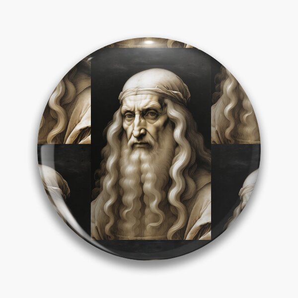 Item preview, Leonardo Da Vinci Portrait designed and sold by TheDarkWardrobe.