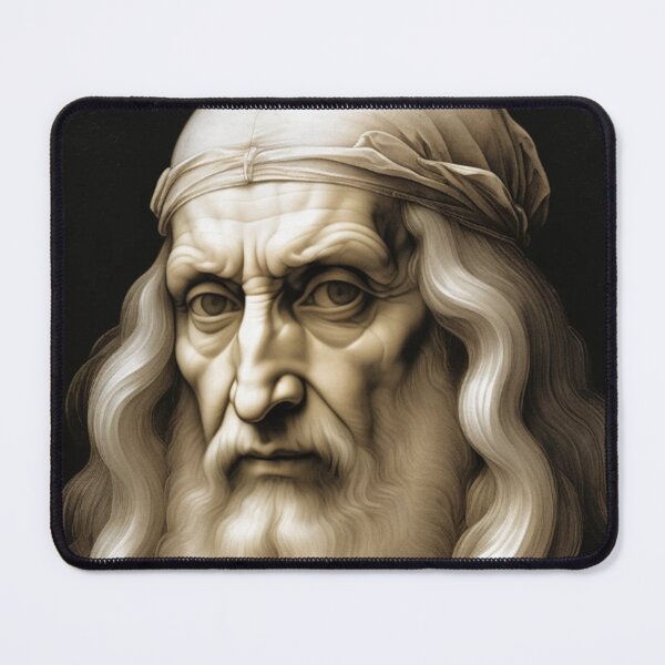 Item preview, Leonardo Da Vinci Portrait designed and sold by TheDarkWardrobe.