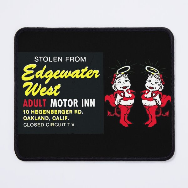 Item preview, Oakland California Edgewater West Adult Motor Inn Matchbook Remix 1 designed and sold by ScientiaAcLabor.