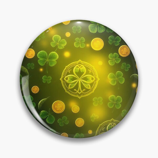 Item preview, Irish shamrock pattern  designed and sold by FestivityFinds.