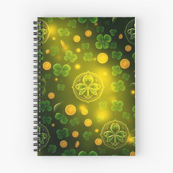 Item preview, Irish shamrock pattern  designed and sold by FestivityFinds.