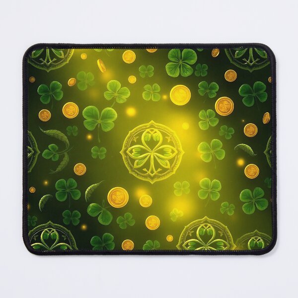Item preview, Irish shamrock pattern  designed and sold by FestivityFinds.