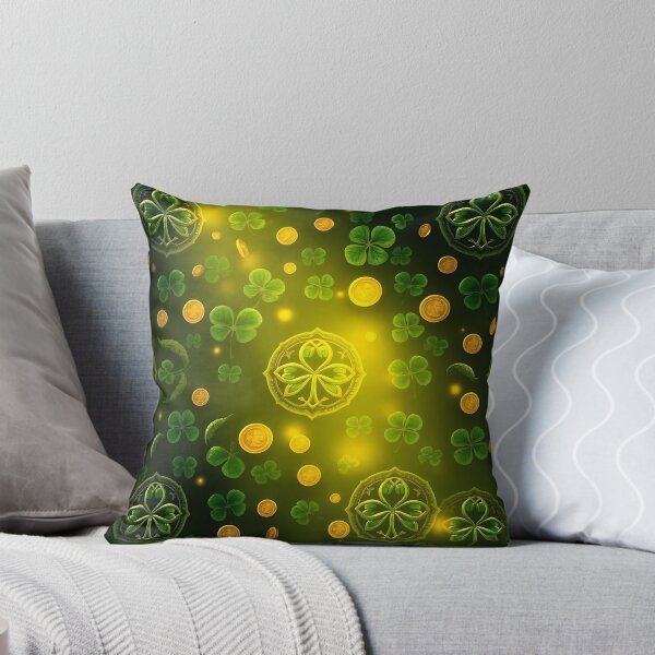 Item preview, Irish shamrock pattern  designed and sold by FestivityFinds.