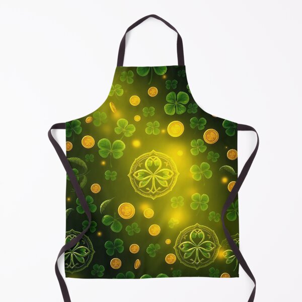 Item preview, Irish shamrock pattern designed and sold by FestivityFinds.
