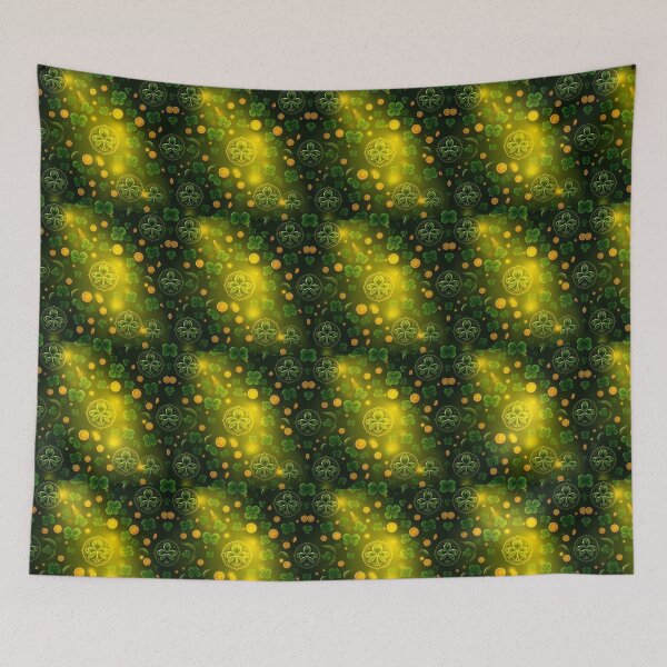 Item preview, Irish shamrock pattern  designed and sold by FestivityFinds.