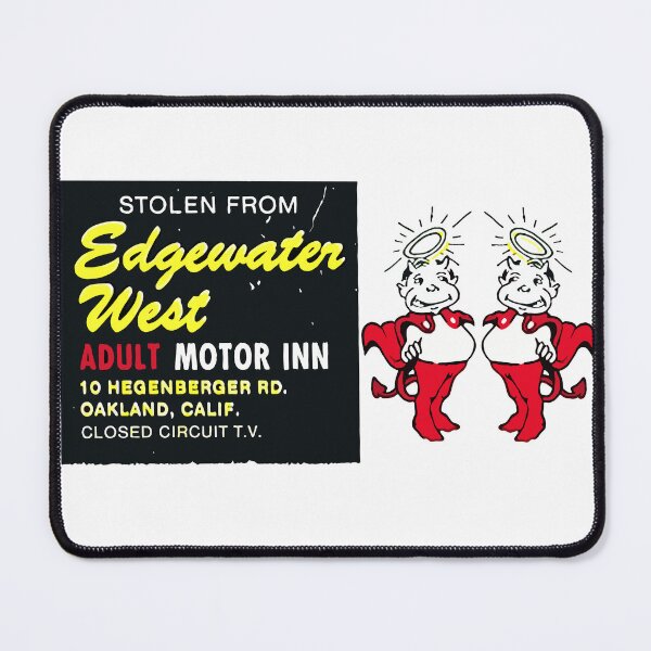 Item preview, Oakland California Edgewater West Adult Motor Inn Matchbook Remix 2 designed and sold by ScientiaAcLabor.