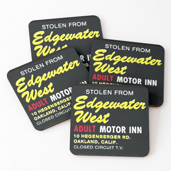 Item preview, Oakland California Edgewater West Adult Motor Inn Matchbook Remix 2 designed and sold by ScientiaAcLabor.