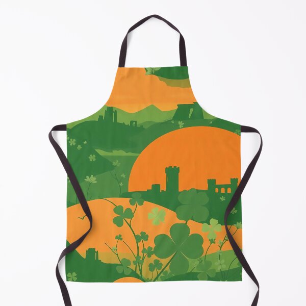 Item preview, Irish Shamrock Landscapes Silhouettes at Sunset designed and sold by FestivityFinds.