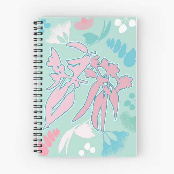Item preview, Gumnuts Eucalyptus Australian green blue pink designed and sold by blueidesign.