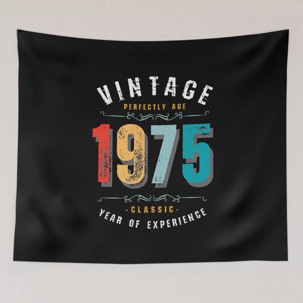 Item preview, 1975 Perfectly vintage Age Awesome Year of Experience designed and sold by LekaDesignShop.