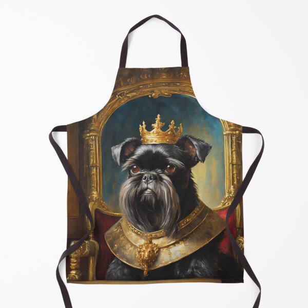 Item preview, Royal Portrait of a Brussels Griffon Gift for Pet Owner Dog Animal Lover Griffon Bruxellois Belge designed and sold by CKWagSwag.
