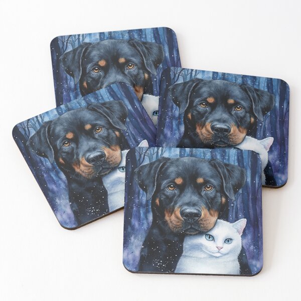 Item preview,  Rottweiler Cat Bond designed and sold by Nocturne  Paws.