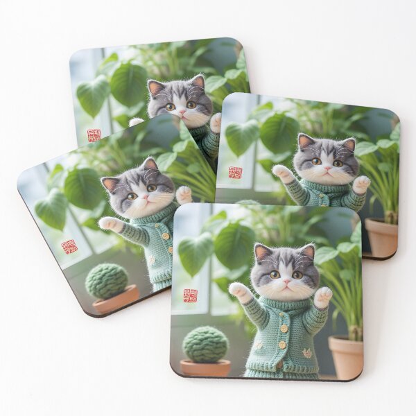 Item preview, cute cat designed and sold by EzezFolio.