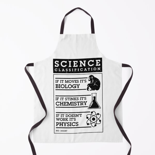 Item preview, Funny Science Classification Biology Chemistry Physics Chart designed and sold by GrandeDuc.