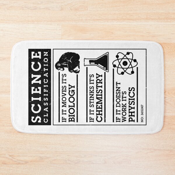 Item preview, Funny Science Classification Biology Chemistry Physics Chart designed and sold by GrandeDuc.